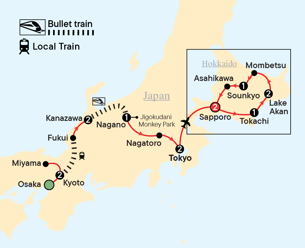 Map - Winter in Japan - Sapporo Snow Festival